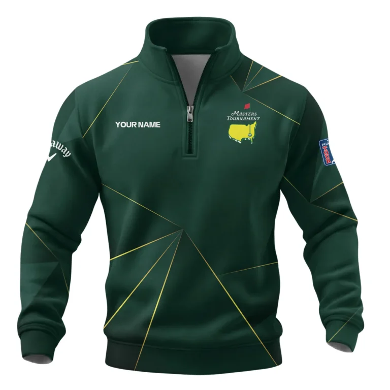 Callaway Masters Tournament Quarter Zip Sweatshirt All Over Prints QTMT240225A2CLW-QTZ