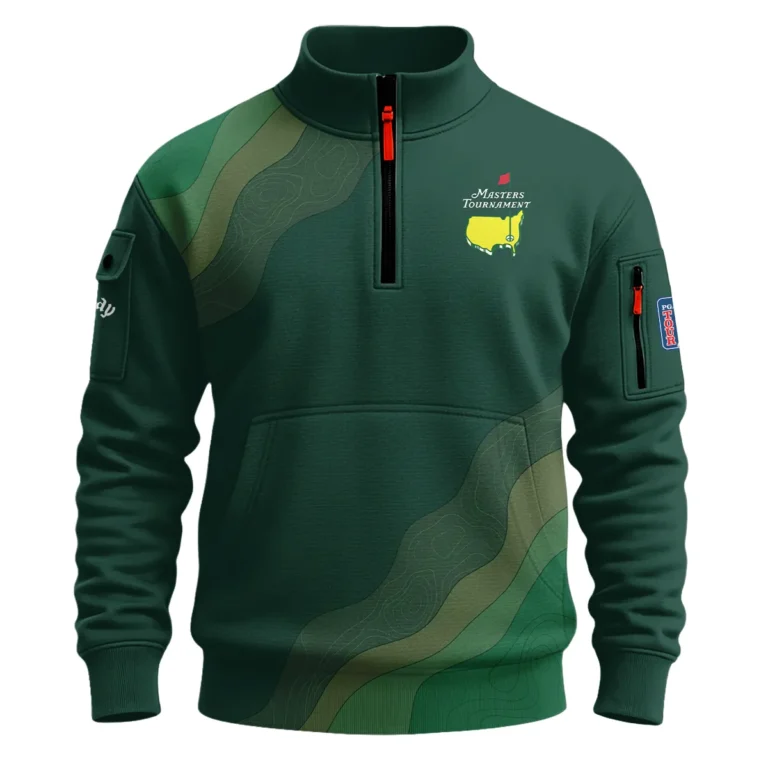Callaway Masters Tournament Sweatshirt Zipper All Over Prints QTMT240225A1CLW-SHZ