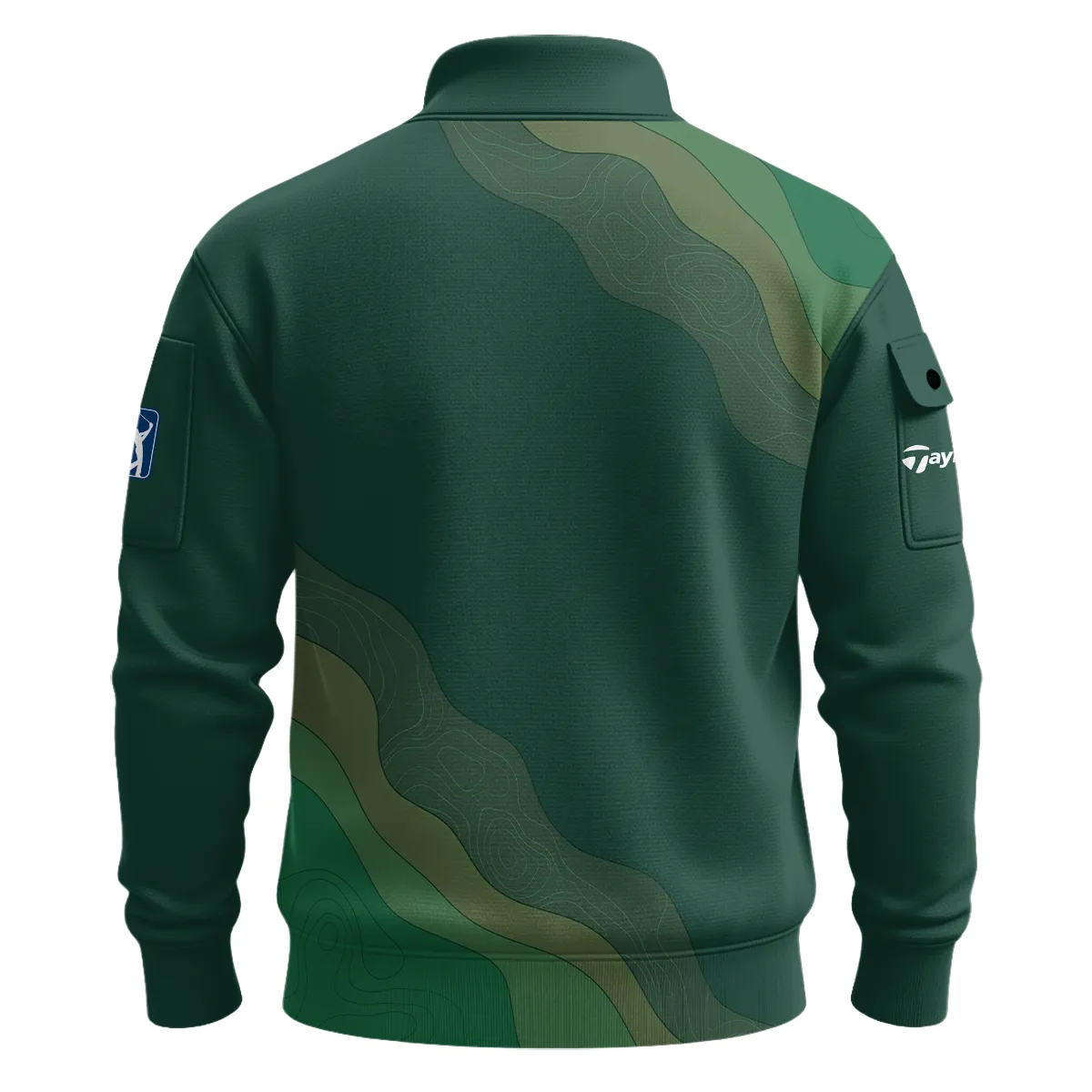 TaylorMade Masters Tournament Sweatshirt Zipper All Over Prints QTMT240225A1TM-SHZ - Image 2