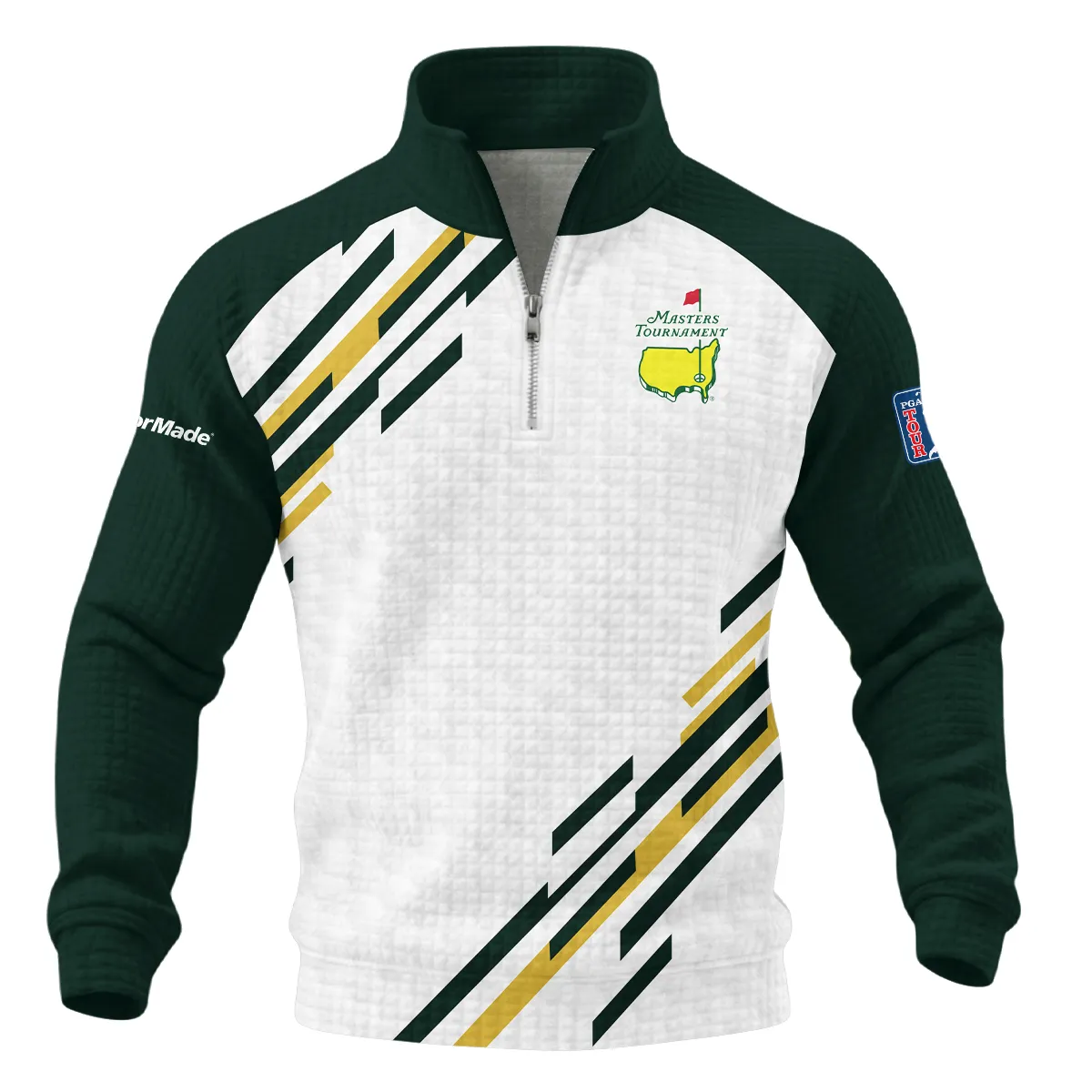 TaylorMade Masters Tournament Quarter Zip Quilted Waffle All Over Prints QTMT260225A1TM-QZW
