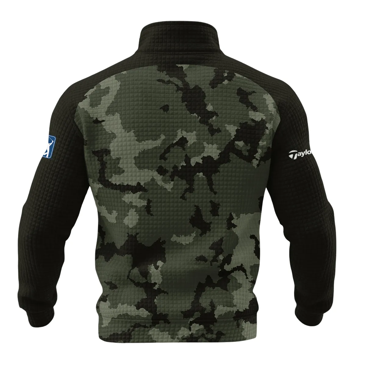 TaylorMade Masters Tournament Quarter Zip Quilted Waffle All Over Prints QTMT090226A1TM-QZW - Image 2