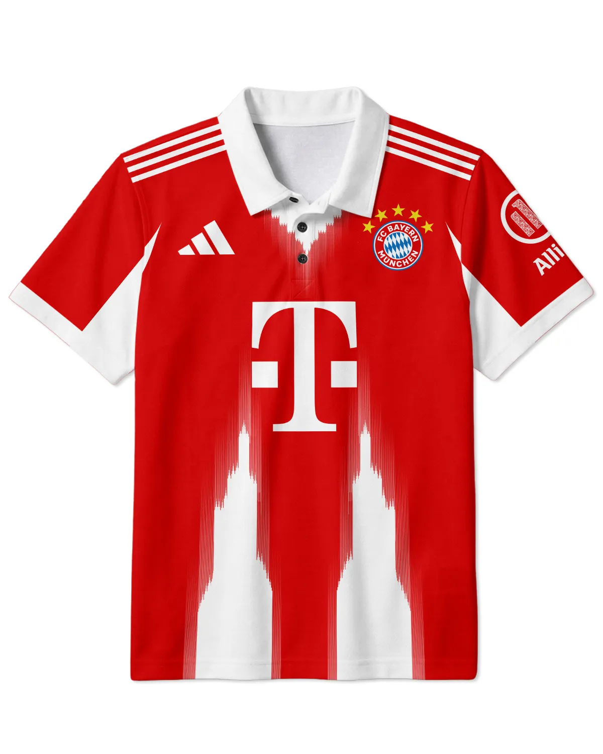 FC Bayern München Home Jersey 25/26 Polo Shirt All Over Prints - Gift for FC Bayern München Fans QTFCB310326A1-PL - Image 2