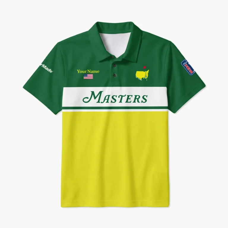 TaylorMade Masters Tournament Polo Shirt All Over Prints QTMT100325A1TM-PL