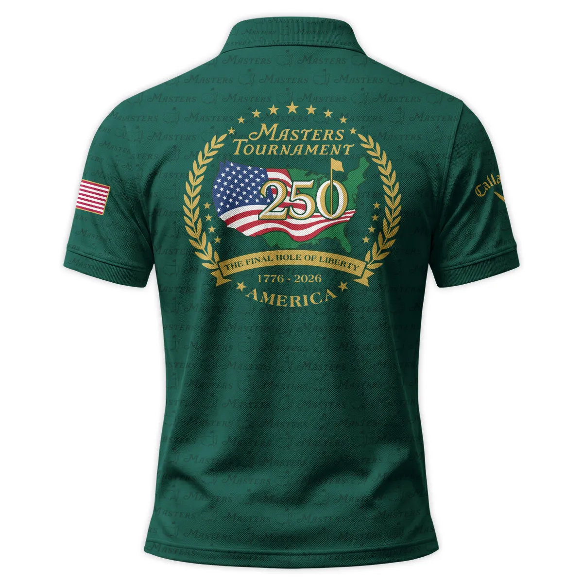 Callaway Masters Tournament America 250 Anniversary Polo Shirt QTMT040325A1CLW-PL - Image 2