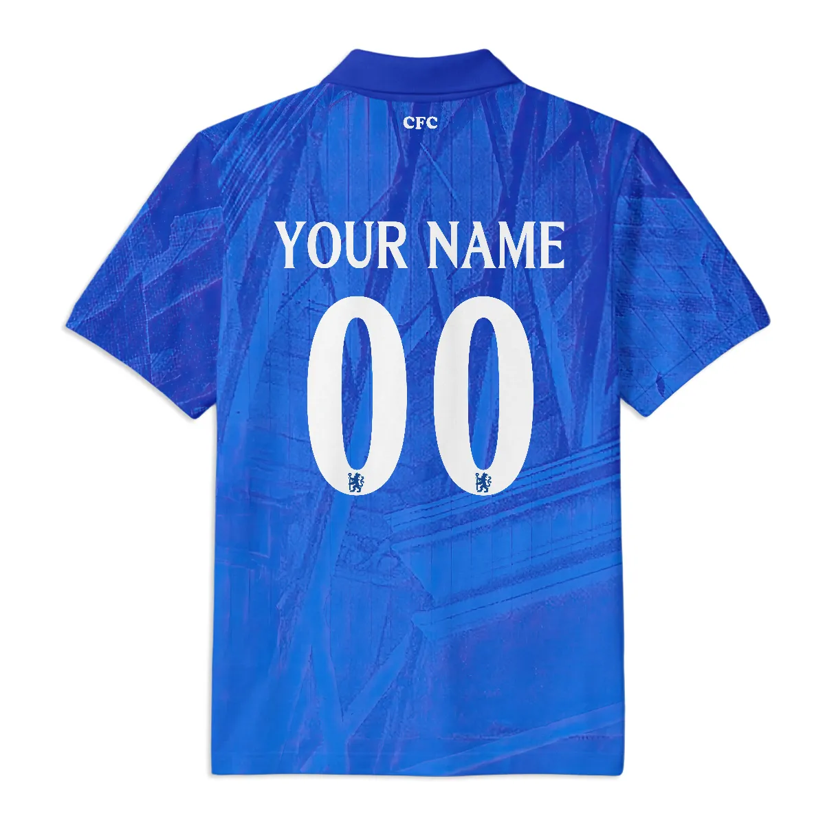 Chelsea 25/26 Home Kit Polo Shirt All Over Prints - Gift for Chelsea Fans QTVA1903CHE02-PL - Image 3