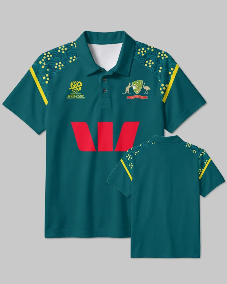 Cricket Australia 2026 Women's T20 World Cup Polo Shirt All Over Prints - Gift for Australia Fans QTCK300326AA5-PL