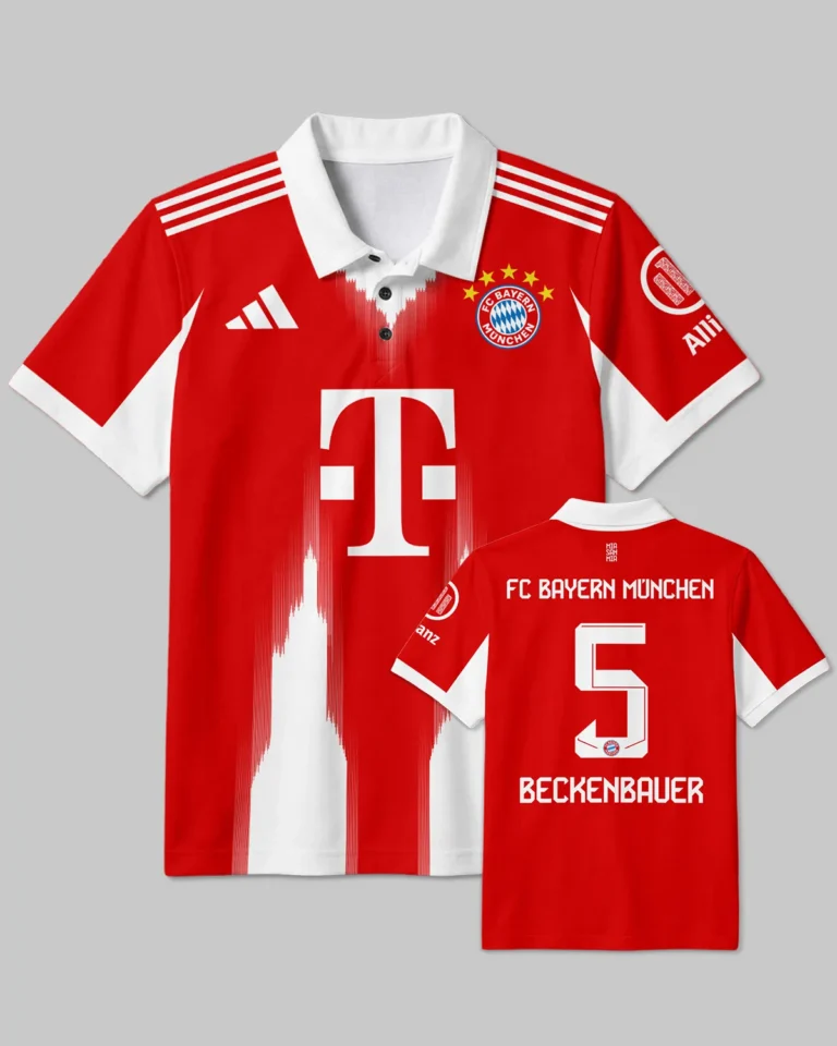 FC Bayern München Home Jersey 25/26 Polo Shirt All Over Prints - Gift for FC Bayern München Fans QTFCB310326A1-PL
