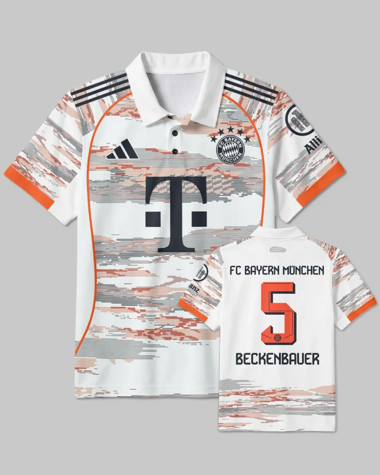 FC Bayern München Away Jersey 25/26 Polo Shirt All Over Prints - Gift for FC Bayern München Fans QTFCB310326A2-PL