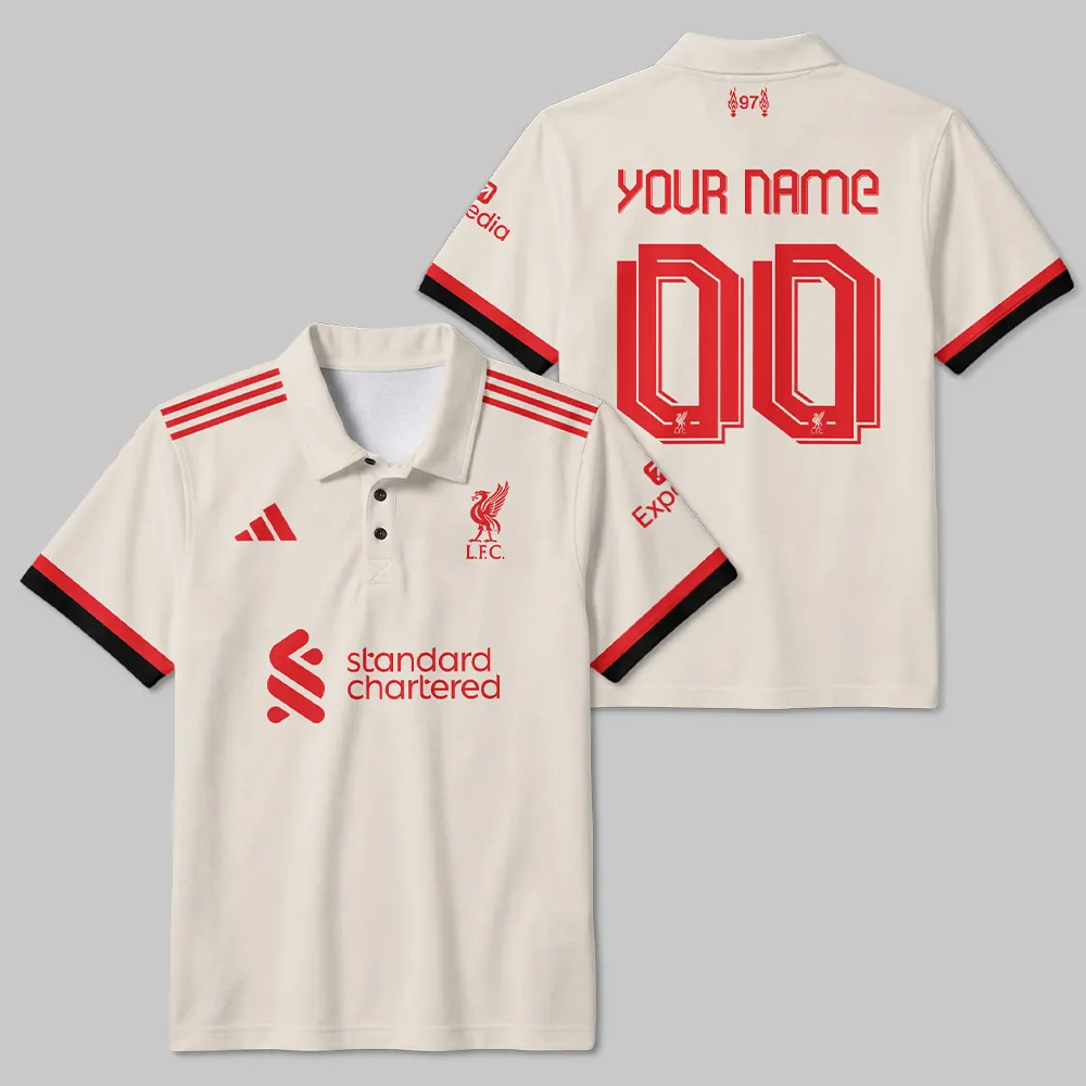 Liverpool 25/26 Away Kit Polo Shirt All Over Prints - Gift for Liverpool Fans QTLIV190326A2-PL