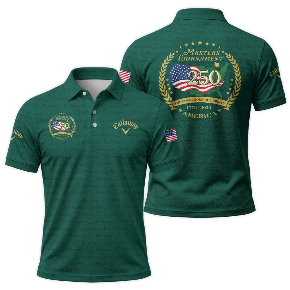 Callaway Masters Tournament America 250 Anniversary Polo Shirt QTMT040325A1CLW-PL - Image 3