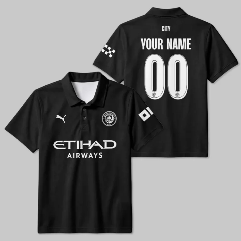Manchester City 25/26 Away Kit Polo Shirt All Over Prints - Gift for Manchester City Fans QTVA1903MCI02-PL