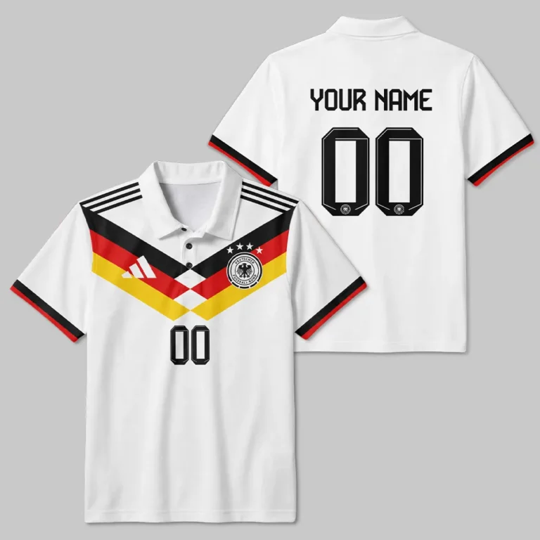 Germany 25/26 Home Kit Polo Shirt All Over Prints - Gift for Germany Fans QTVA2003GER1-PL