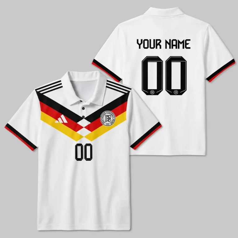 Germany 25/26 Home Kit Polo Shirt All Over Prints - Gift for Germany Fans QTVA2003GER2-PL