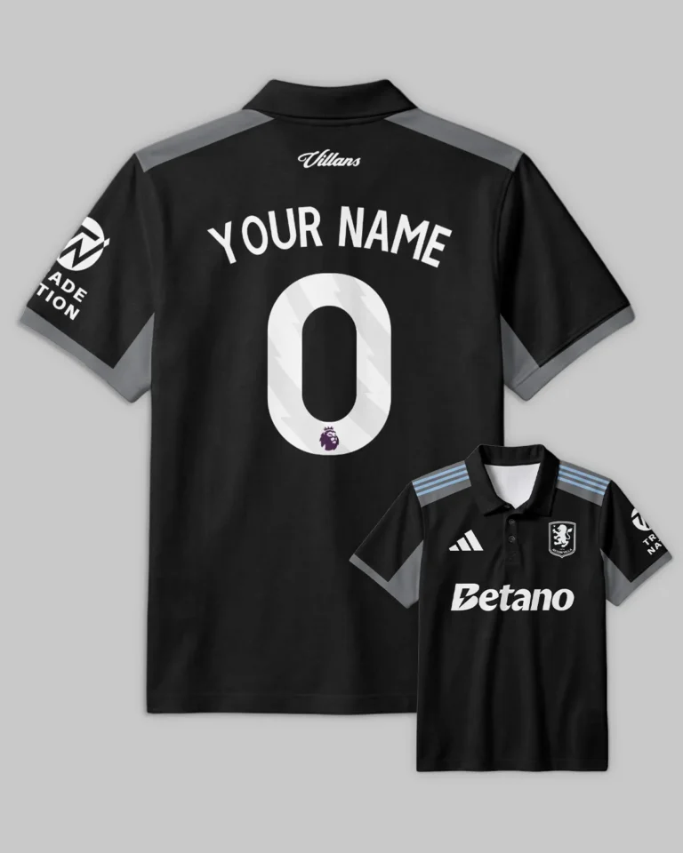 Aston Villa 25/26 Away Kit Polo Shirt All Over Prints - Gift for Aston Villa Fans QTVA2302AVL02-PL