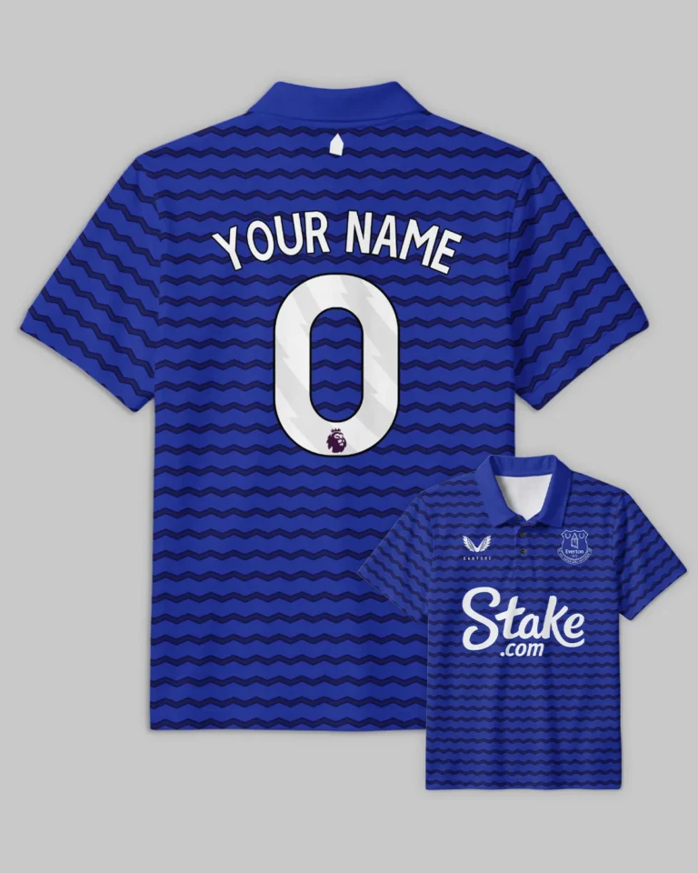 Everton 25/26 Home Kit Polo Shirt All Over Prints - Gift for Everton Fans QTVA2302EVE01-PL