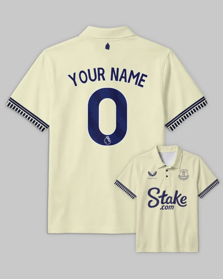 Everton 25/26 Away Kit Polo Shirt All Over Prints - Gift for Everton Fans QTVA2302EVE02-PL