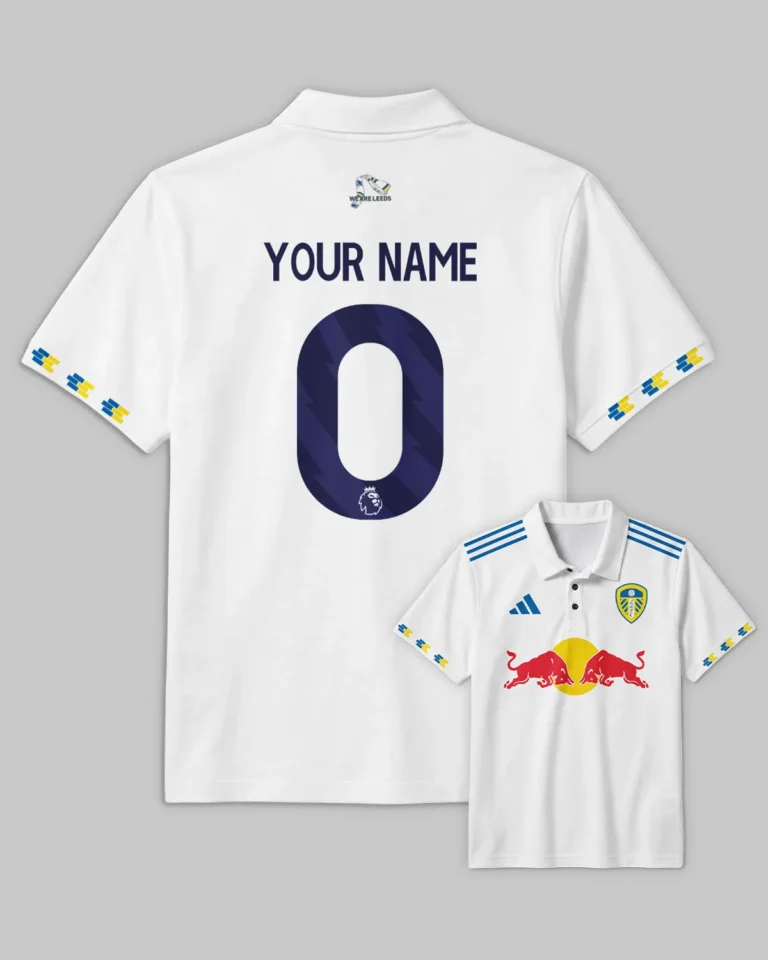 Leeds United 25/26 Home Kit Polo Shirt All Over Prints - Gift for Leeds United Fans QTVA2302LEE01-PL
