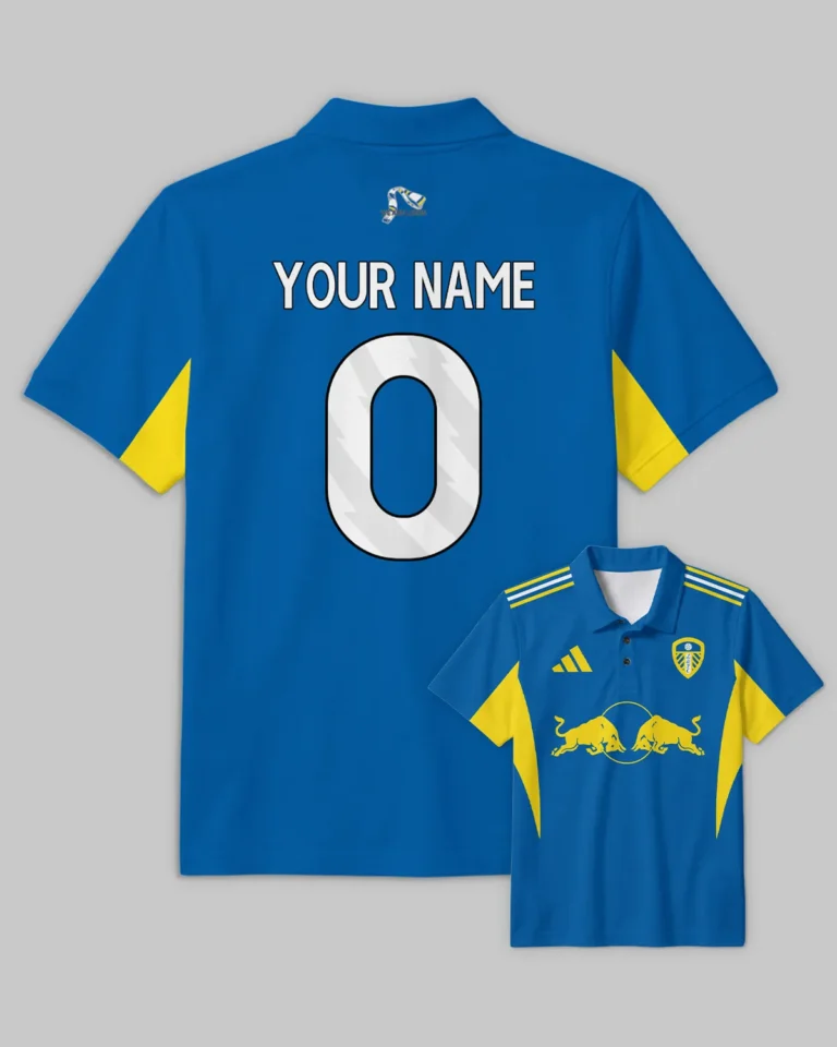 Leeds United 25/26 Away Kit Polo Shirt All Over Prints - Gift for Leeds United Fans QTVA2302LEE02-PL