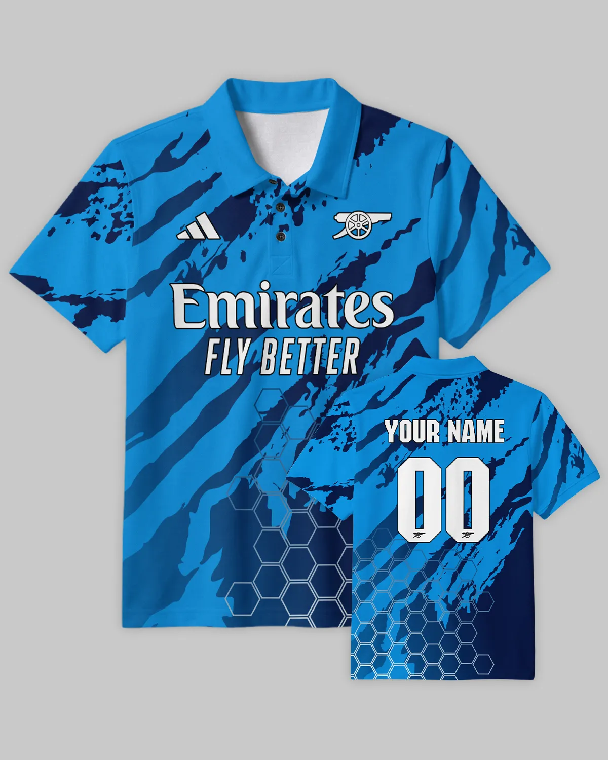 Arsenal Concept Kits Polo Shirt All Over Prints - Gift for Arsenal Fans QTVA3003ARS03-PL