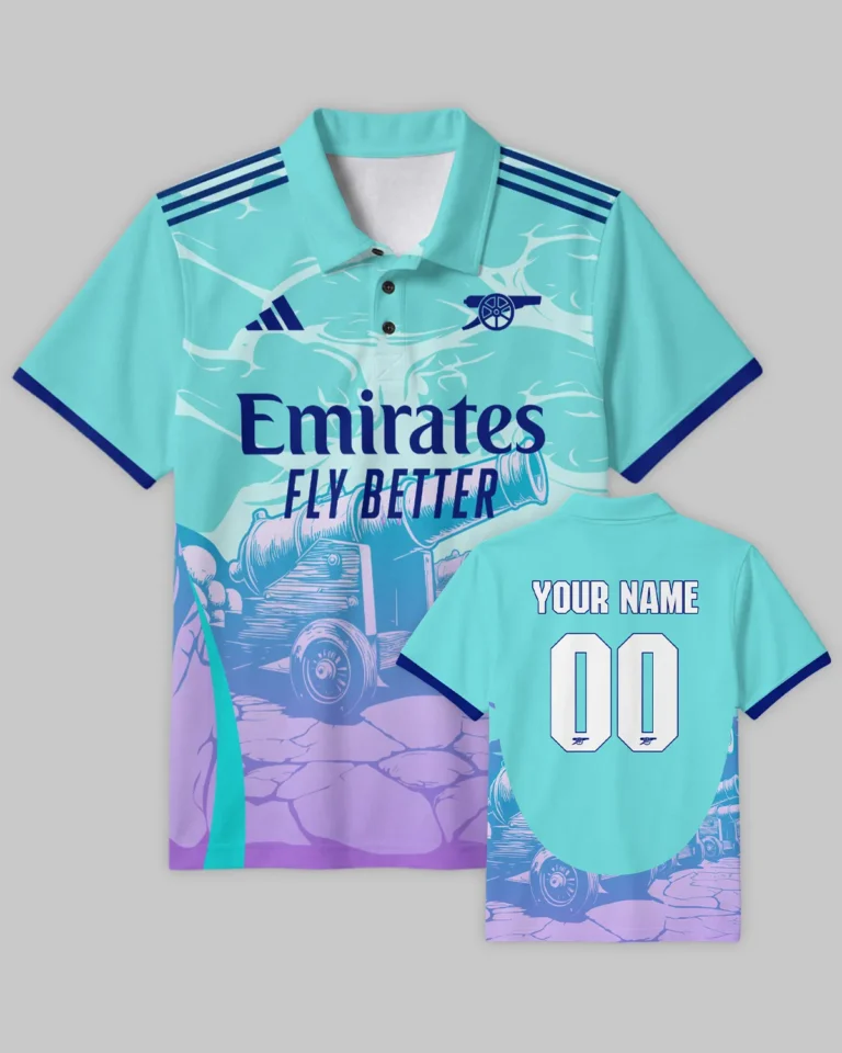 Arsenal Concept Kits Polo Shirt All Over Prints - Gift for Arsenal Fans QTVA3003ARS04-PL