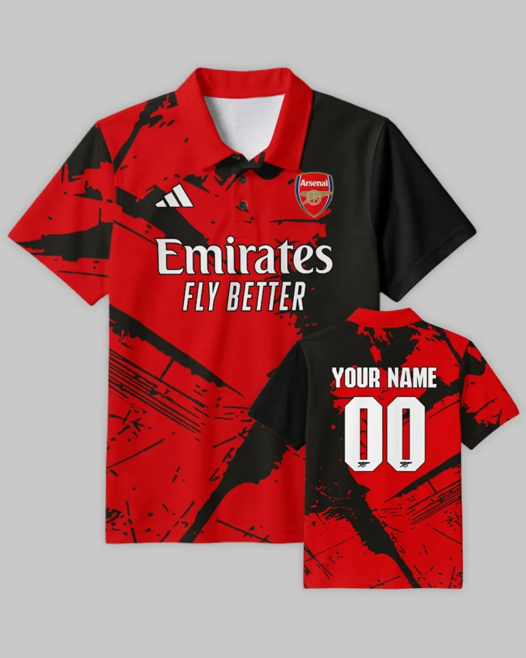 Arsenal Concept Kits Polo Shirt All Over Prints - Gift for Arsenal Fans QTVA3003ARS05-PL
