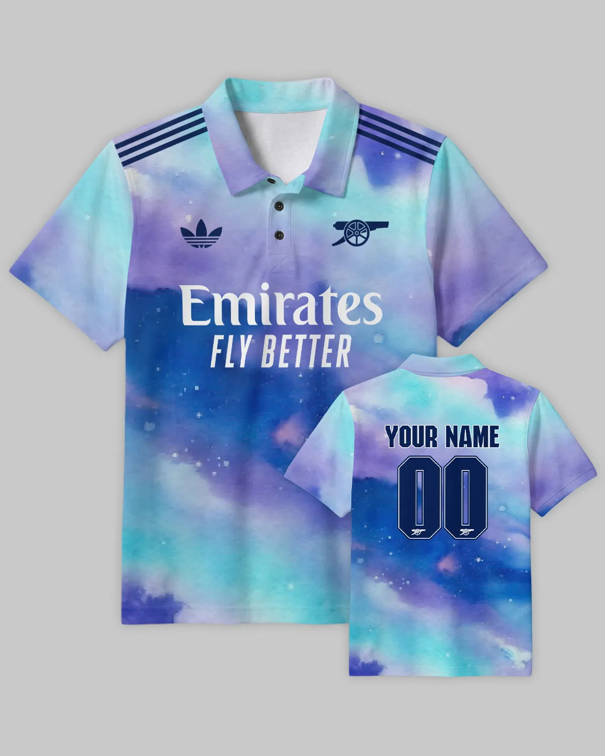 Arsenal Concept Kits Polo Shirt All Over Prints - Gift for Arsenal Fans QTVA3003ARS07-PL