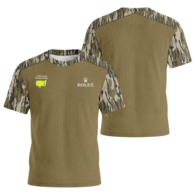 Rolex Masters Tournament Unisex Classic Logo Ribbed T-Shirt QTMT030325A2ROX