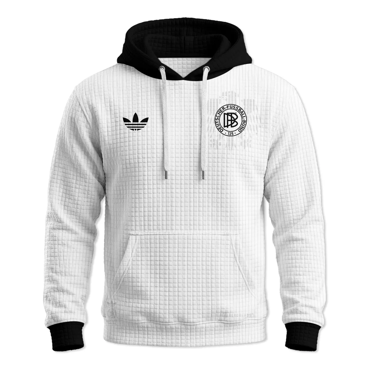 DFB 125th Anniversary Hoodie Quilted Waffle All Over Prints - Gift for Germany Fans QTGER200326A1-HQW - Image 2