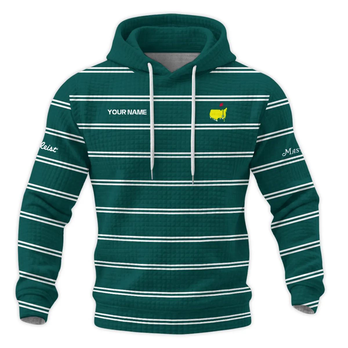 Masters Tournament Titleist Hoodie Quilted Waffle All Over Prints QTMT030225A2TL-HQW
