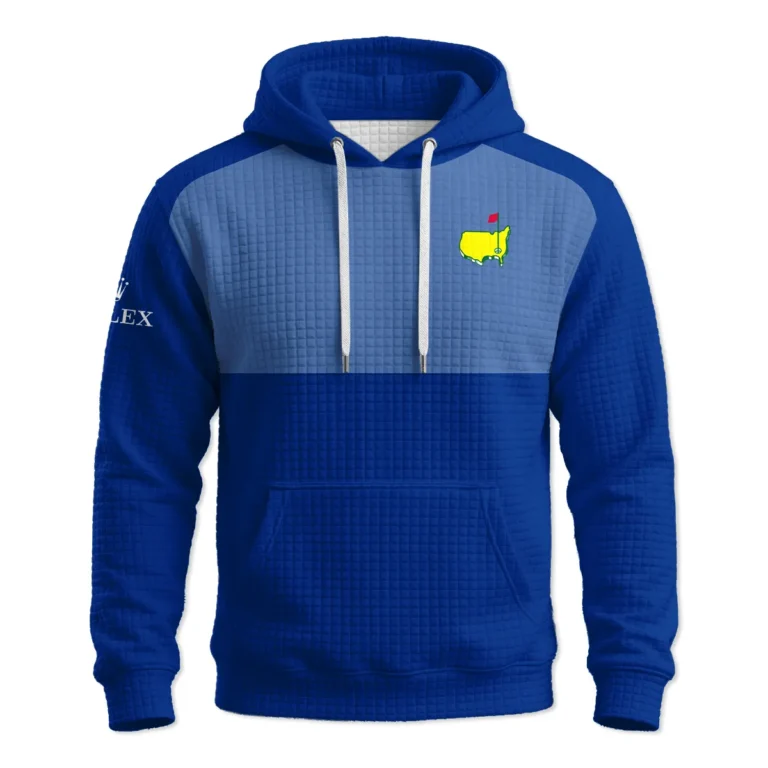 Rolex Masters Tournament Hoodie Quilted Waffle All Over Prints - Gift for Golf Fans QTMT250326A1ROXBLU-HQW