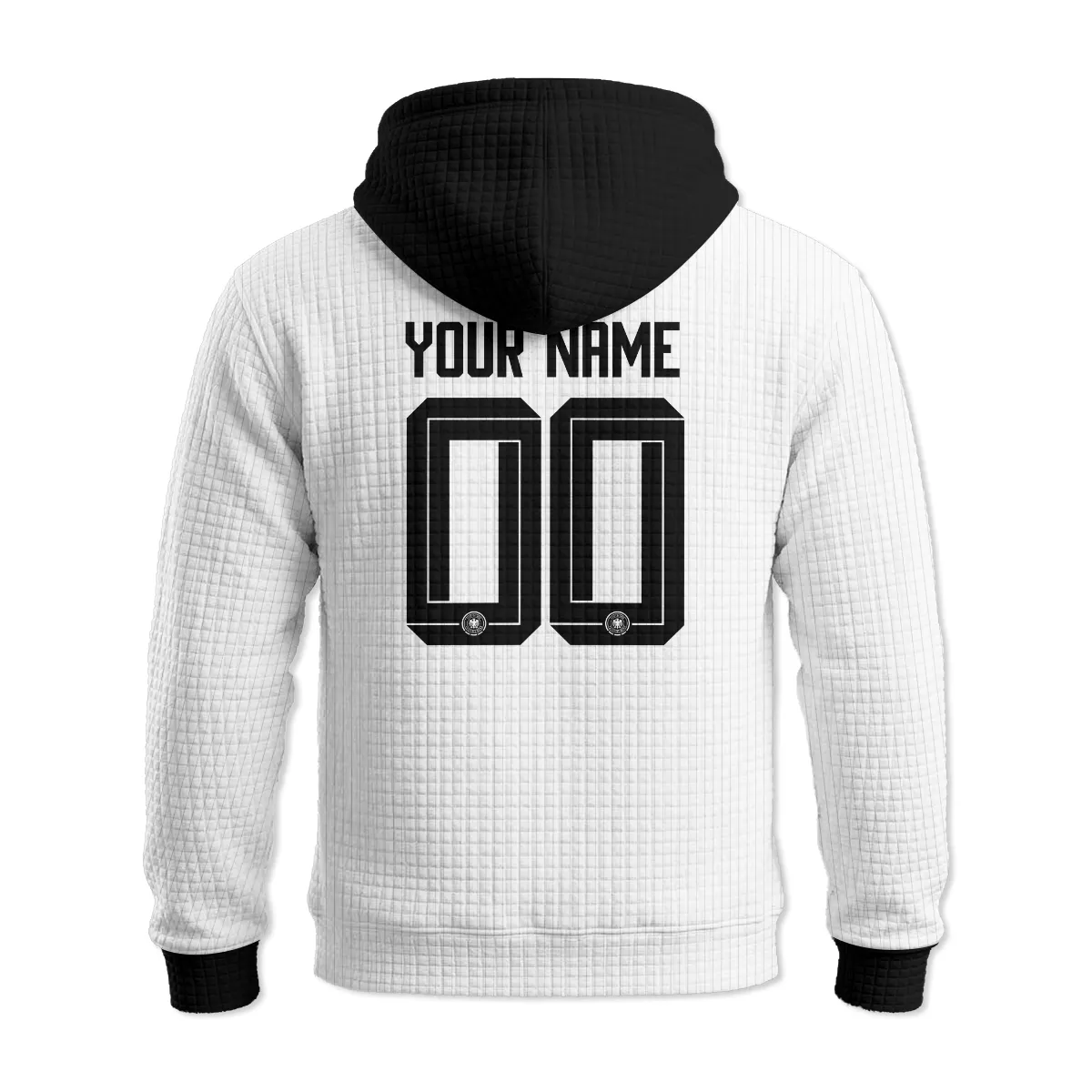 DFB 125th Anniversary Hoodie Quilted Waffle All Over Prints - Gift for Germany Fans QTGER200326A1-HQW - Image 3