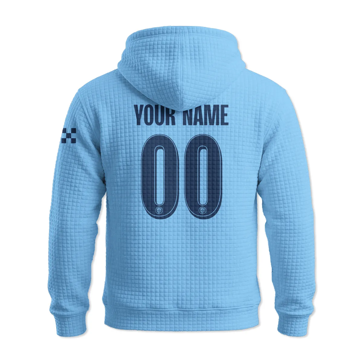 Manchester City 25/26 Home Kit Hoodie Quilted Waffle All Over Prints - Gift for Manchester City Fans QTVA1903MCI01-HQW - Image 3
