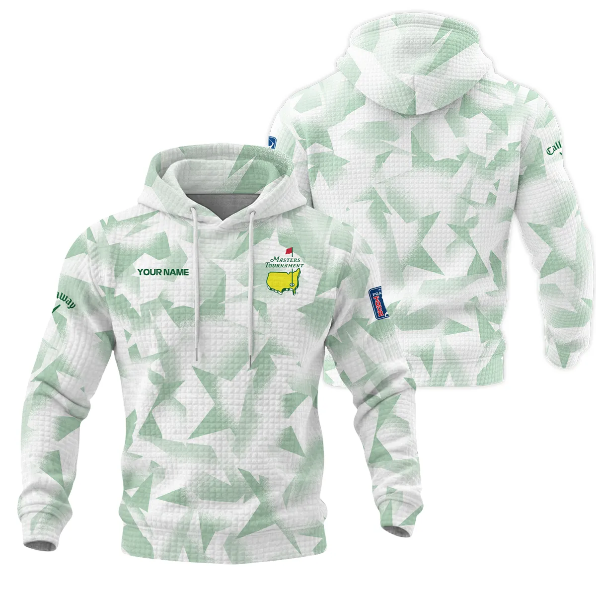 Callaway Masters Tournament Hoodie Quilted Waffle All Over Prints QTMT030225A3CLW-HQW - Image 3