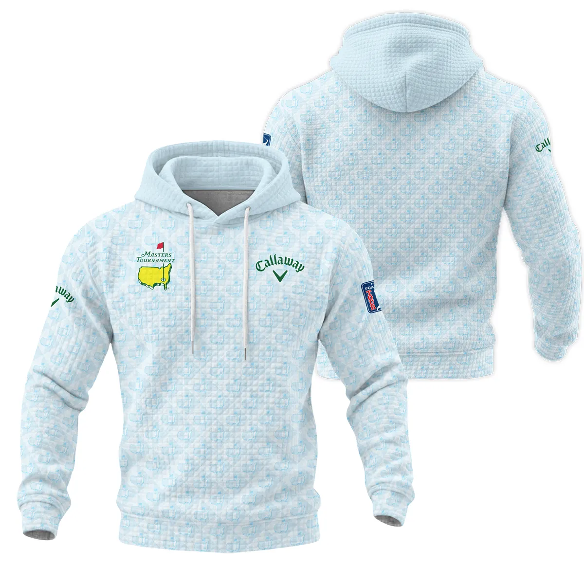 Callaway Masters Tournament Hoodie Quilted Waffle All Over Prints QTMT070326A2CLW-HQW - Image 3