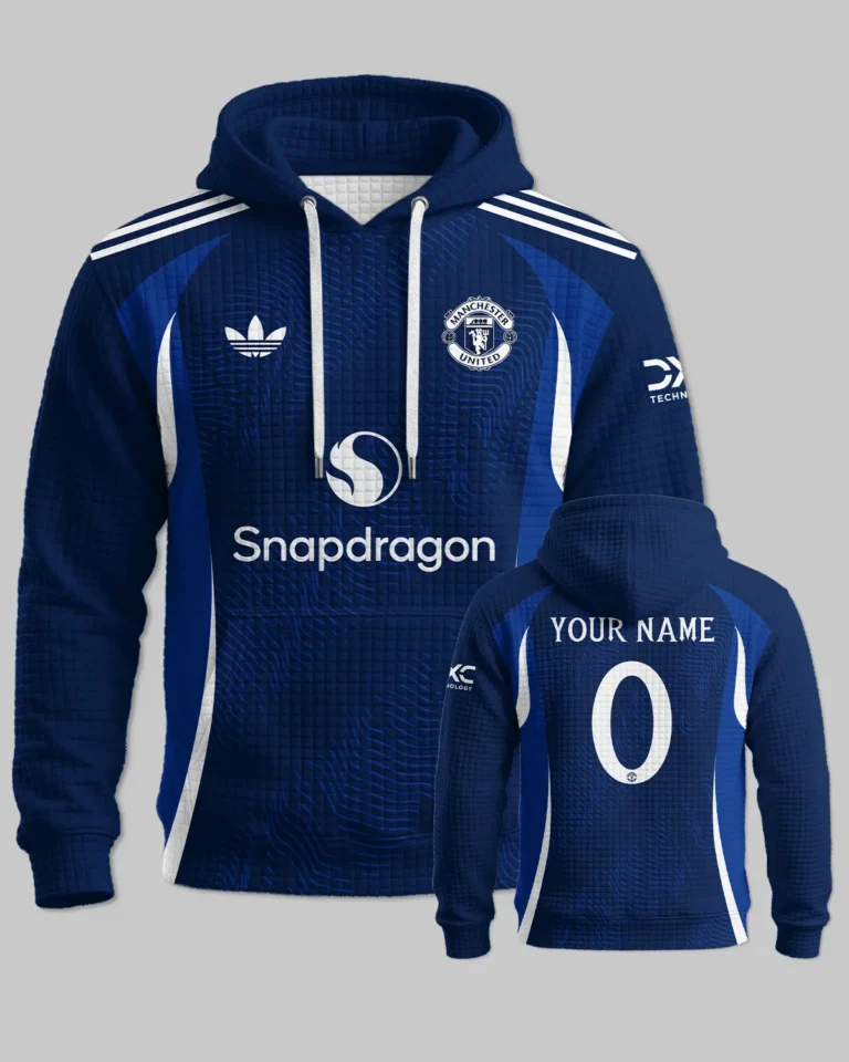 Manchester United Concept Kits Hoodie Quilted Waffle All Over Prints - Gift for Manchester United Fans QTMUN300326A3-HQW
