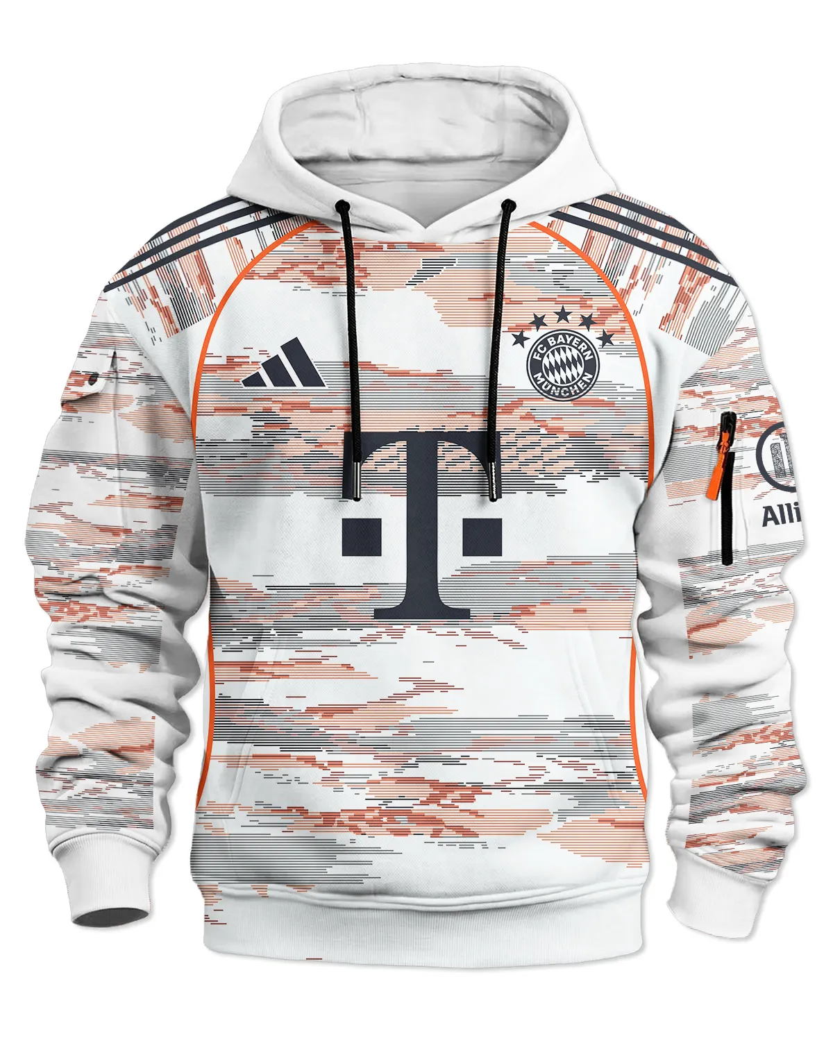 FC Bayern München Away Jersey 25/26 Cargo Hoodie All Over Prints - Gift for FC Bayern München Fans QTFCB310326A2-LGE - Image 2