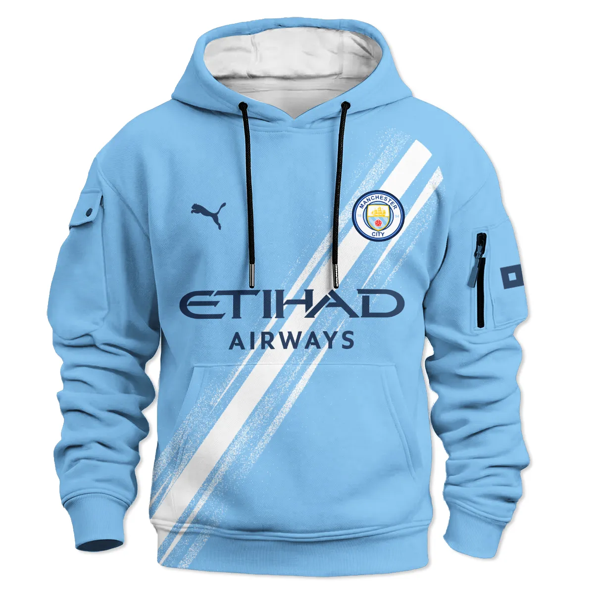 Manchester City 25/26 Home Kit Cargo Hoodie All Over Prints - Gift for Manchester City Fans QTVA1903MCI01-LGE - Image 2