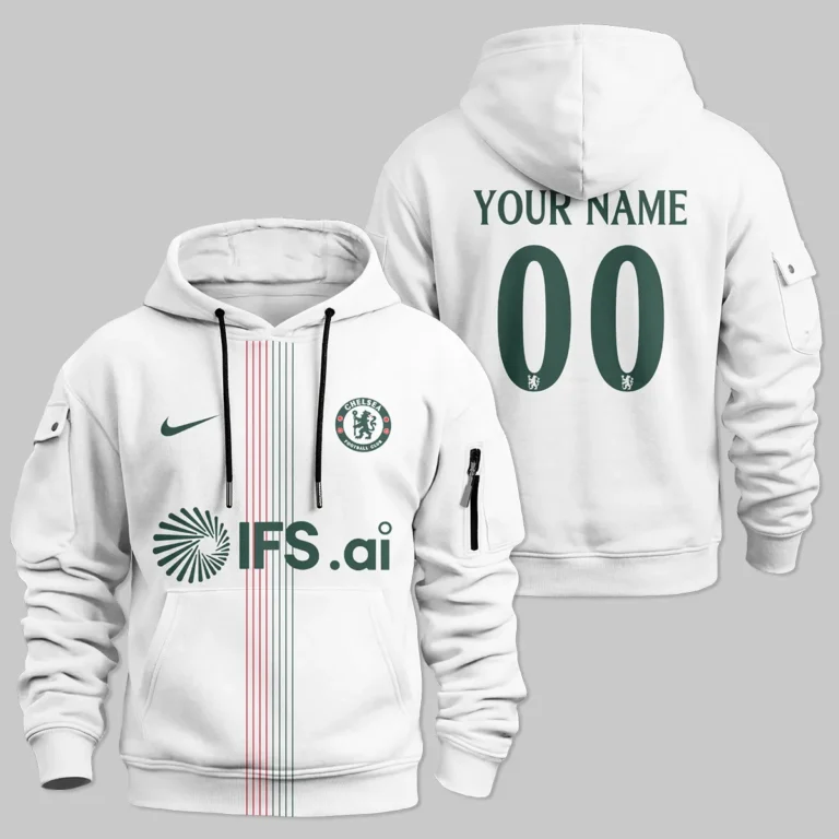 Chelsea 25/26 Away Kit Cargo Hoodie All Over Prints - Gift for Chelsea Fans QTVA1903CHE01-LGE