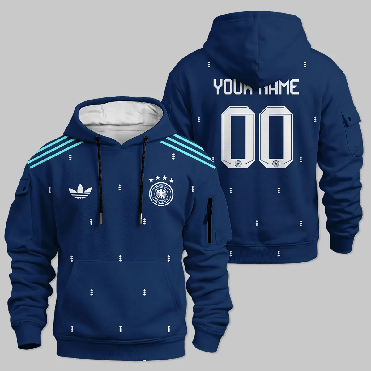 Germany 25/26 Away Kit Cargo Hoodie All Over Prints - Gift for Germany Fans QTVA2003GER4-LGE
