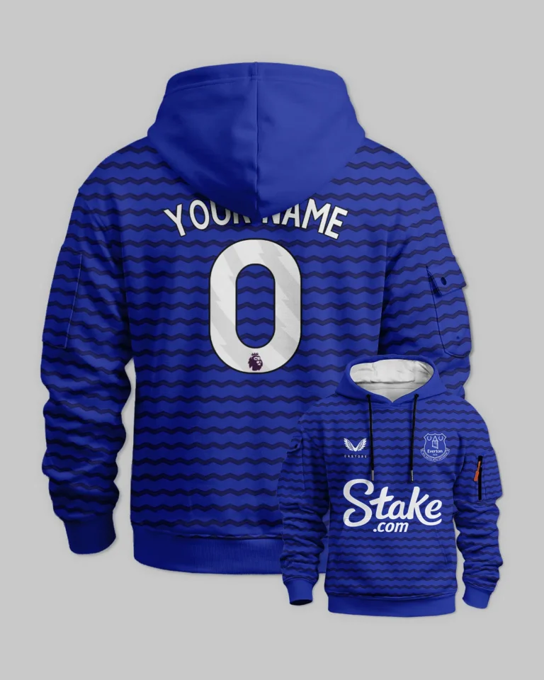 Everton 25/26 Home Kit Cargo Hoodie All Over Prints - Gift for Everton Fans QTVA2302EVE01-LGE