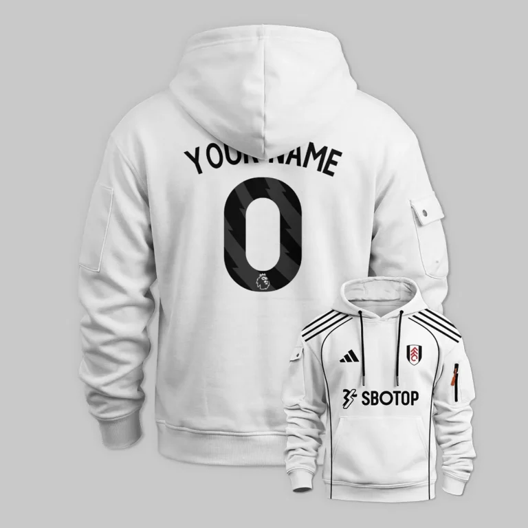 Fulham 25/26 Home Kit Cargo Hoodie All Over Prints - Gift for Fulham Fans QTVA2302FUL01-LGE