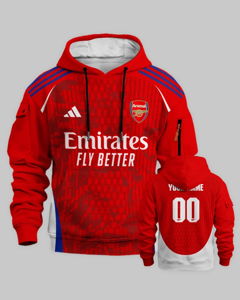 Arsenal Concept Kits Cargo Hoodie All Over Prints - Gift for Arsenal Fans QTVA3003ARS01-LGE