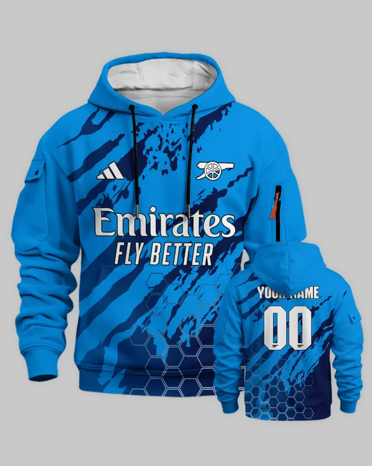 Arsenal Concept Kits Cargo Hoodie All Over Prints - Gift for Arsenal Fans QTVA3003ARS03-LGE