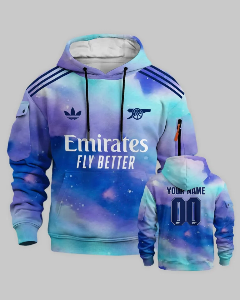Arsenal Concept Kits Cargo Hoodie All Over Prints - Gift for Arsenal Fans QTVA3003ARS07-LGE
