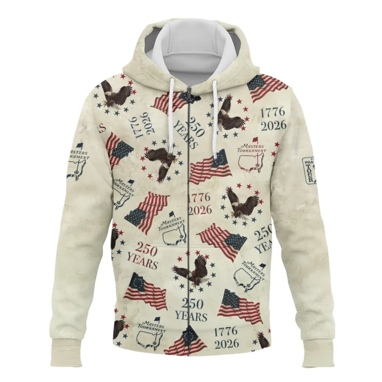 Masters Tournament 250 Years 1776-2026 Zipper Hoodie BLF4326A2ZHD