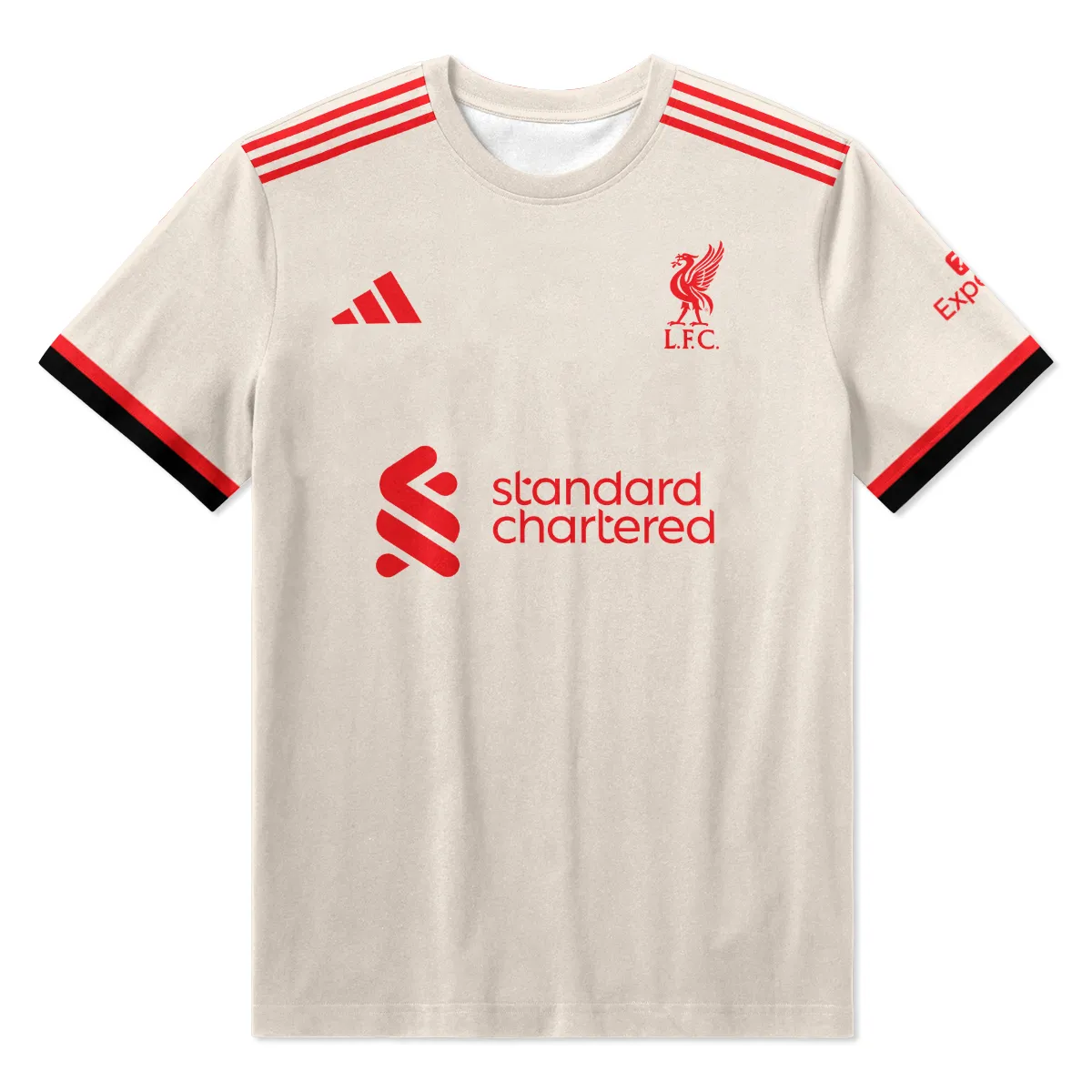 Liverpool 25/26 Away Kit T-Shirt All Over Prints - Gift for Liverpool Fans QTLIV190326A2-TS - Image 2
