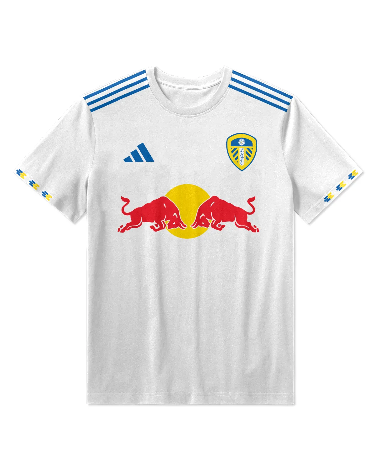 Leeds United 25/26 Home Kit T-Shirt All Over Prints - Gift for Leeds United Fans QTVA2302LEE01-TS - Image 2