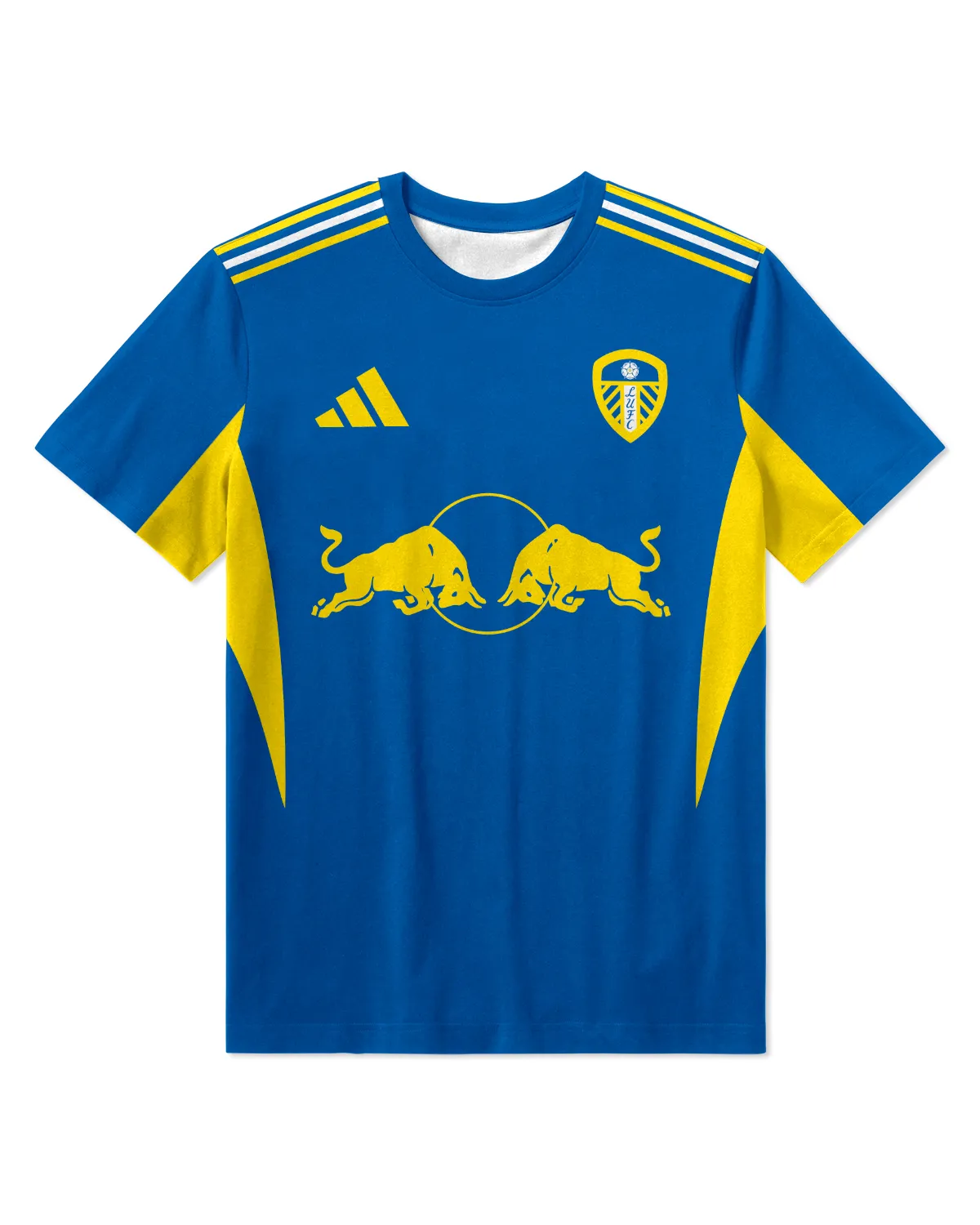 Leeds United 25/26 Away Kit T-Shirt All Over Prints - Gift for Leeds United Fans QTVA2302LEE02-TS - Image 2