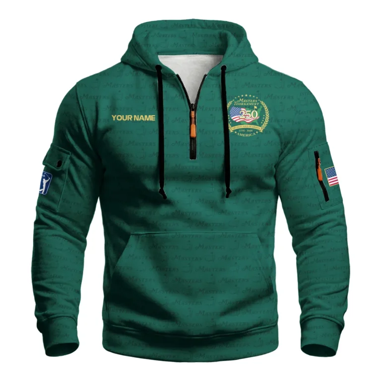 Masters Tournament America 250 Anniversary Zip Neck Hoodie QTMT040325A1NBB-ZLU