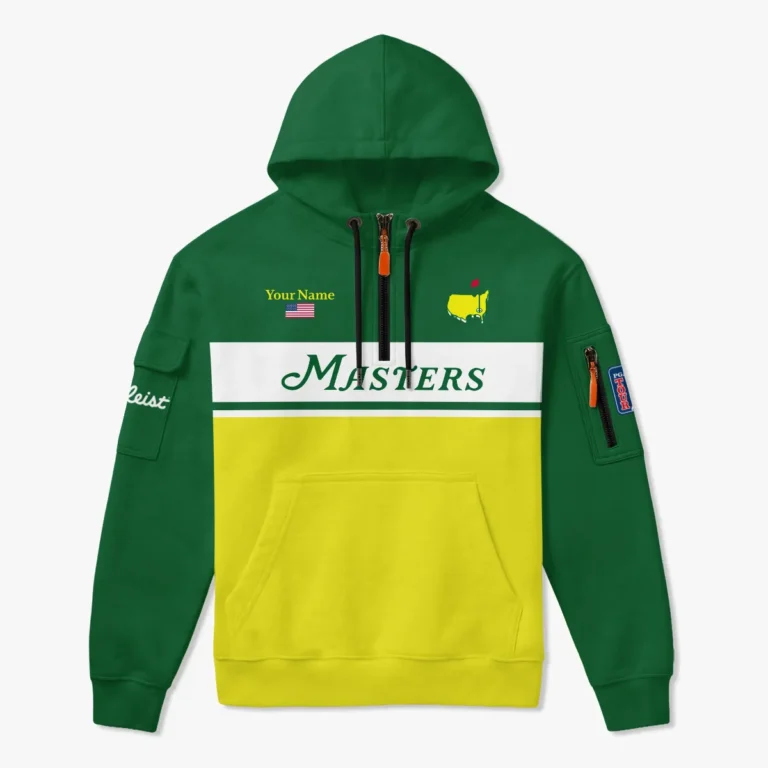 Masters Tournament Titleist Zip Neck Hoodie All Over Prints QTMT100325A1TL-ZLU
